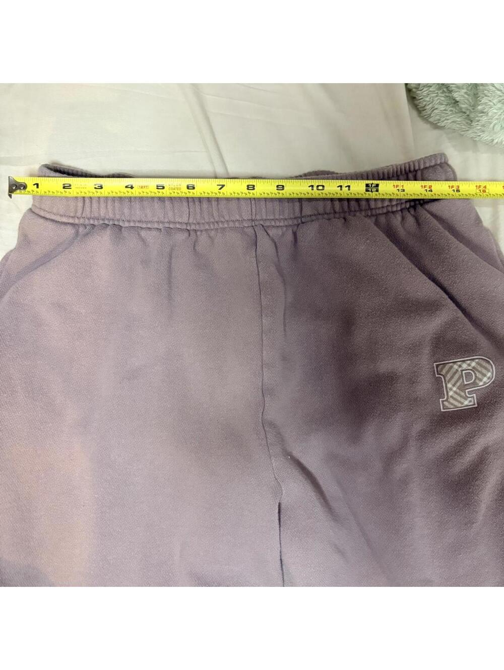 Pink by Victorias Secret Purple/Grey sweatpants with embroidered logo - Picture 6 of 7